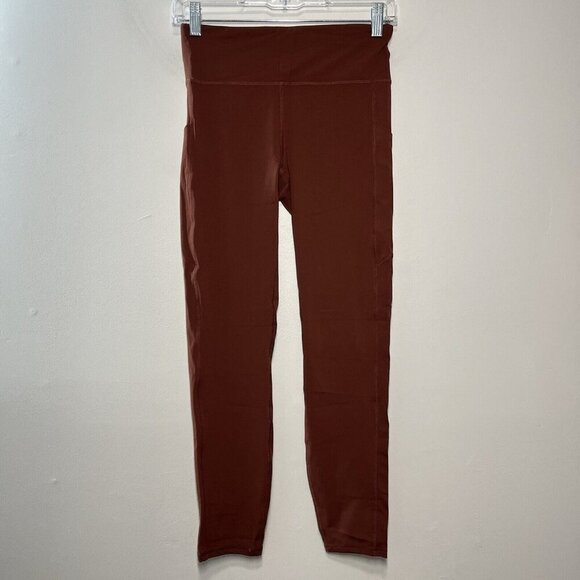 Vuori Stride Pocket Legging in Burnt Orange Size Small - Picture 1 of 7